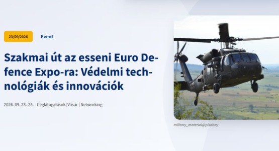Szakmai út az esseni Euro Defence Expo-ra: Védelmi technológiák és innovációk