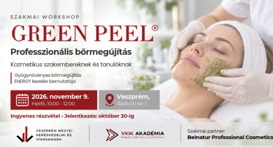 GREEN PEEL® – Szakmai workshop a professzionális bőrmegújításról