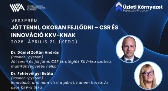 Üzleti Környezet Fejlesztési Program - AI és CSR a KKV-k hatékonyabb működéséért