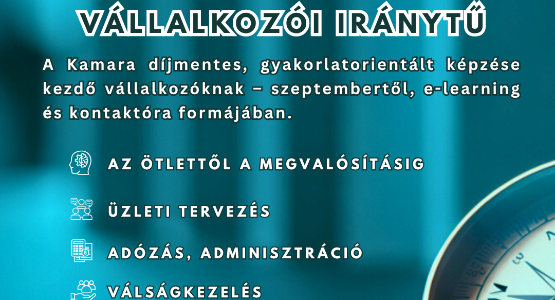 Vállalkozói Iránytű - Tudásalapú oktatás vállalkozóknak