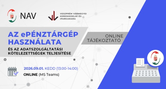 Az ePénztárgép használata és az adatszolgáltatási kötelezettségek teljesítése – online tájékoztató