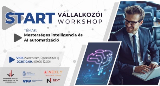 START Vállalkozói Workshop - Fókuszban a mesterséges intelligencia