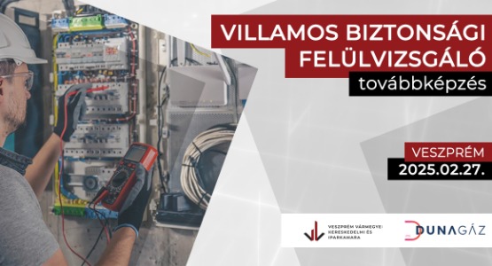 Villamos biztonsági felülvizsgáló továbbképzés