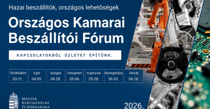 Hat városban folytatódik ősszel az Országos Kamarai Beszállítói Program