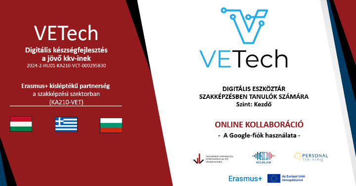 E-learning tananyag a szakképzésben tanulóknak a Google szolgáltatásokról